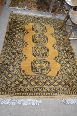 Lot 543 - 20th century Afghan rug with central panel and...