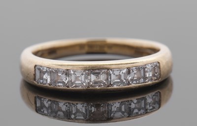 Lot 442 - An 18ct diamond ring, the upper half, 4.3mm...