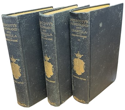 Lot 349 - WILLIAM H PRESCOTT HISTORY OF THE REIGN OF...