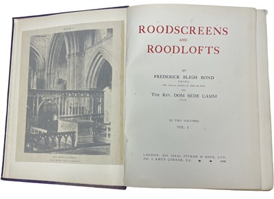 Lot 56 - F BLIGH BOND AND DOM BEDE CAMM: ROODSCREENS...