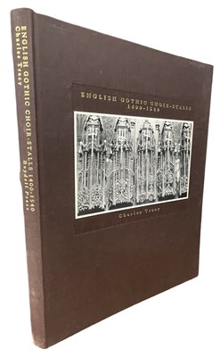 Lot 693 - CHARLES TRACY: ENGLISH GOTHIC CHOIR-STALLS,...