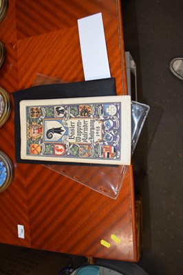 Lot 782 - Four early 20th century coloured heraldic...