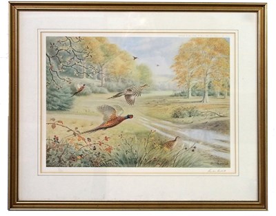 Lot 5 - Robin Reckitt (British, b.1928), Pheasants...