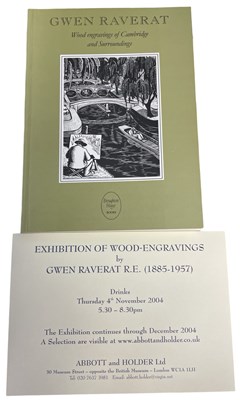 Lot 1025 - GWEN RAVERAT: WOOD ENGRAVINGS OF CAMBRIDGE AND...