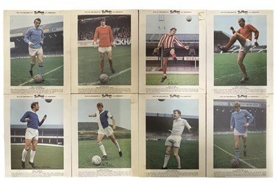 Lot 236 - A set of 8 vintage Typhoo Tea England football...