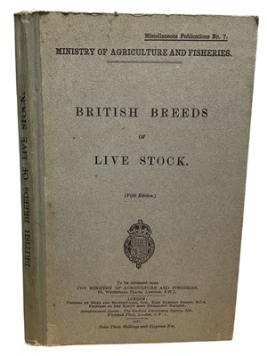 Lot 139 - MINISTRY OF AGRICULTURE AND FISHERIES: BRITISH...