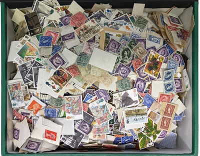 Lot 1101 - ONE BOX: A large collection of British stamps