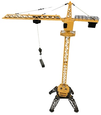 Lot 436 - A large remote controlled tower crane by Huina,...