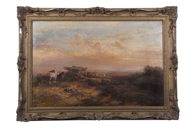 Lot 623 - David Payne (British, 1843-1894), Sunset /...