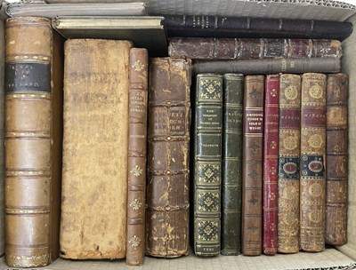 Lot 822 - ONE BOX: Various leather bindings.