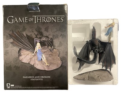 Lot 100 - A boxed resin Game of Thrones statuette,...