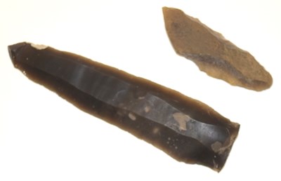 Lot 117 - Anthropology / antiquity interest: knapped...