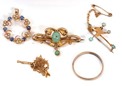 Lot 310 - A mixed lot of jewellery: to include an...