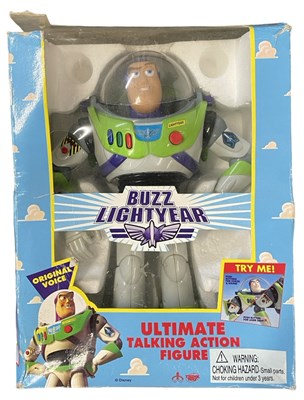 Lot 136 - A boxed Buzz lightyear action figure by Think Way