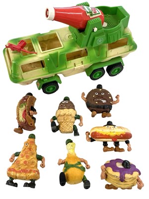 Lot 274 - A Mattel Food Fighters Combat Carton Ketchup...