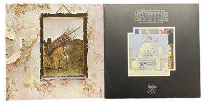 Lot 223 - A pair of Led Zeppelin 12" vinyl LPs, to...