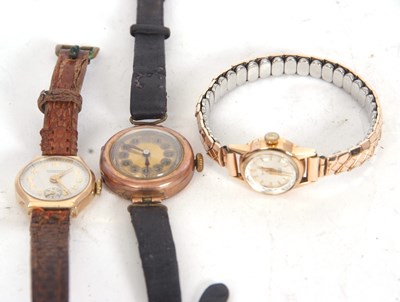 Lot 231 - Mixed Lot: Three various ladies wristwatches,...