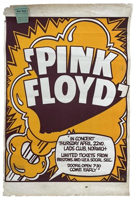 Lot 161 - An original colour poster and ticket stub for...