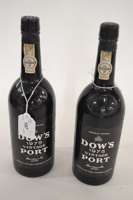 Lot 197 - Port: Dow's 1975 Vintage Port (bottled 1977),...