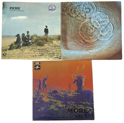 Lot 212 - Three Pink Floyd 12" vinyl LPS: - Soundtrack...