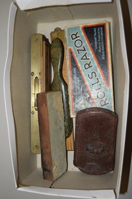 Lot 56A - Box of various assorted folding rulers,...