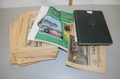 Lot 101 - Mixed Lot: Various motoring related newspapers...