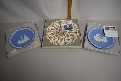 Lot 159 - Two Wedgwood Jasper ware collectors plates...