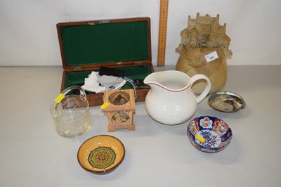 Lot 199 - Mixed Lot: Polished mahogany box, novelty...