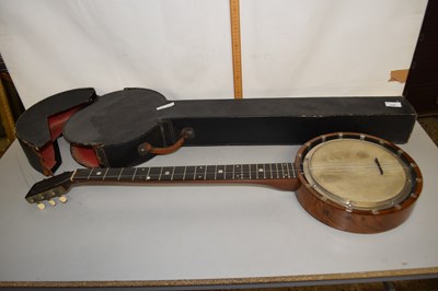 Lot 229 - Cased banjo