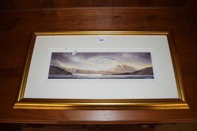 Lot 255 - Grisley 'Dawn on the Loch', framed and glazed