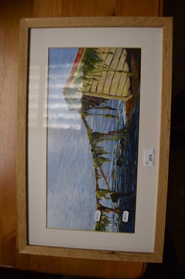 Lot 273 - Graham Dunthorne 'A Low Tide', acrylic framed...