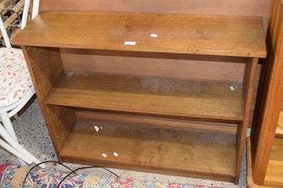 Lot 286 - Oak open front bookcase