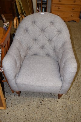 Lot 294 - Modern button back armchair