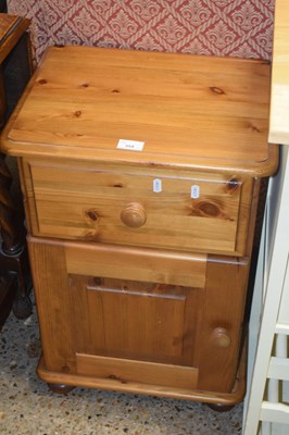 Lot 304 - Pine bedside cabinet