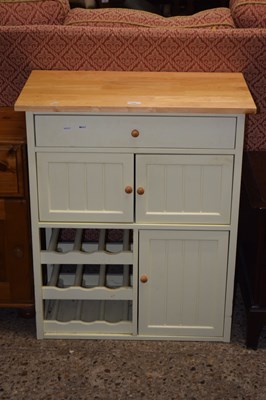 Lot 305 - Modern light wood kitchen cabinet