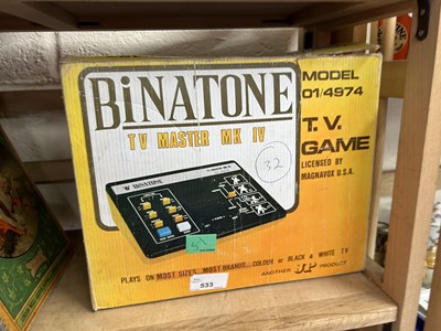 Lot 533 - Binatone TV master MK IV boxed