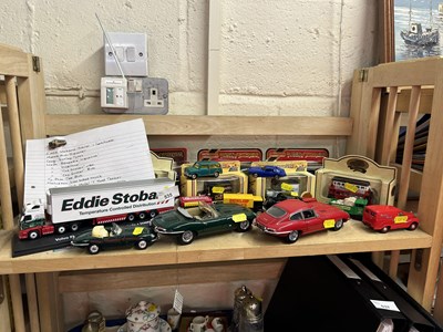 Lot 535 - Qty of model cars and trucks