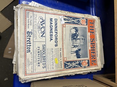 Lot 552 - Ephemera to include The Sphere Magazine