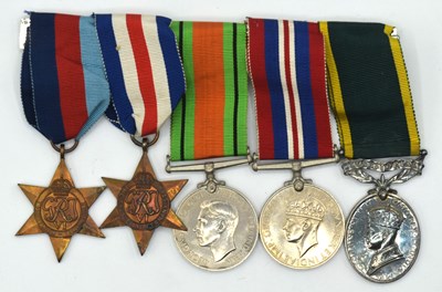 Lot 46 - Second World War British Medal Group of five...