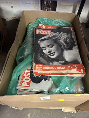 Lot 591 - Qty of Picture Post magazines to include circa...