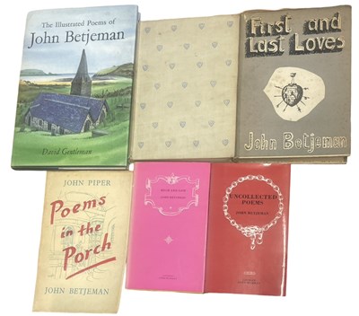 Lot 676 - JOHN BETJEMAN: 6 Titles: FIRST AND LAST LOVES,...