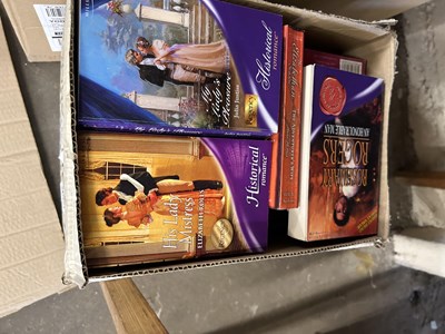 Lot 694 - Box assorted romance fiction