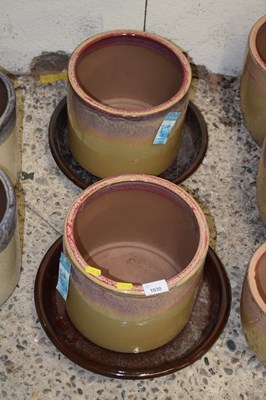 Lot 1030 - Two clay plant pots