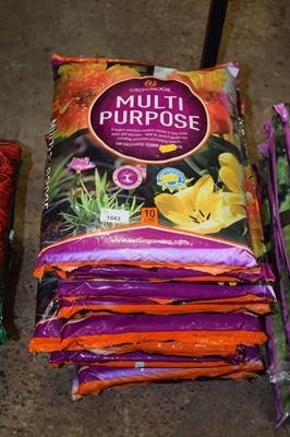 Lot 1043 - Ten 10 Ltr bags of grow more multi purpose...