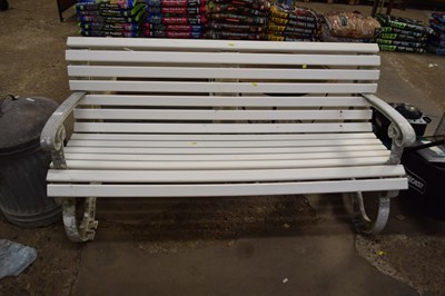 Lot 1077 - Plastic garden bench