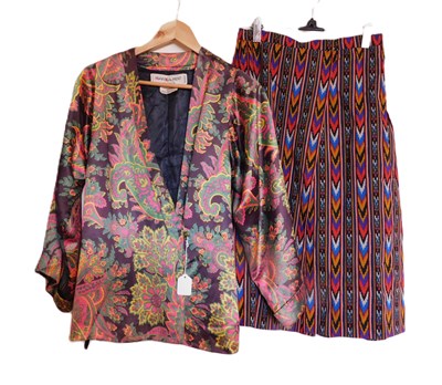 Lot 61 - An Yves Saint Laurent Rive Gauche silk jacket...