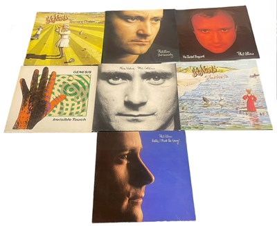 Lot 204 - Seven Genesis / Phil Collins 12" vinyl LPs, to...