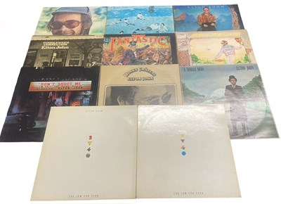 Lot 202 - Eleven Elton John 12" vinyl LPs, to include:  -...