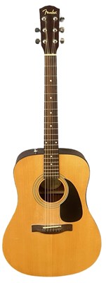 Lot 233 - A Fender DG-60 NAT acoustic guitar, serial...