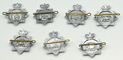 Lot 91 - ERII Police cap badges - Quantity of seven to...